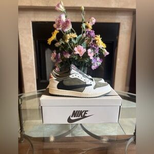 Size 11.5 - Travis Scott x Air Jordan 1 Retro OG SP Low Reverse Medium Olive